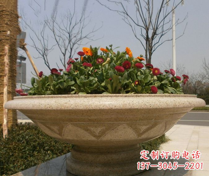 绵阳中领雕塑花盆石雕