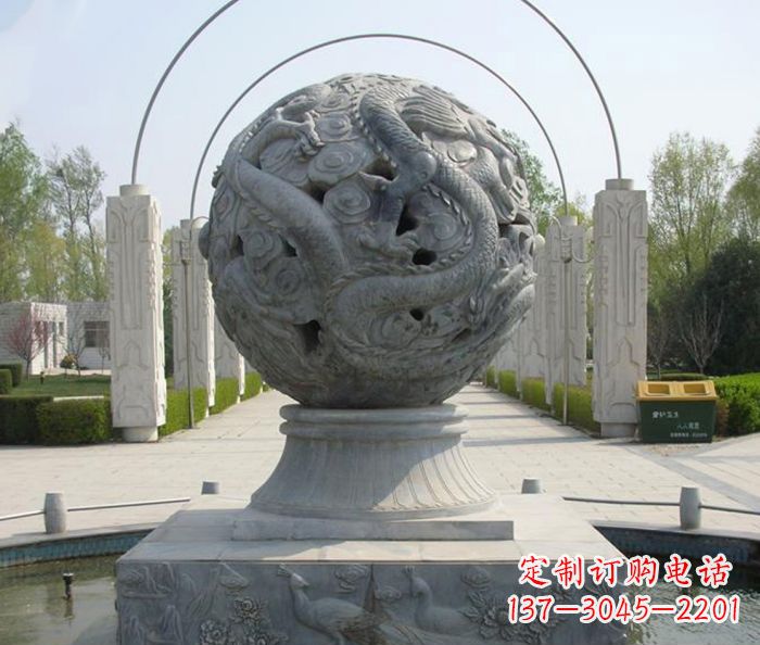 绵阳喷泉石雕,添彩公园风景