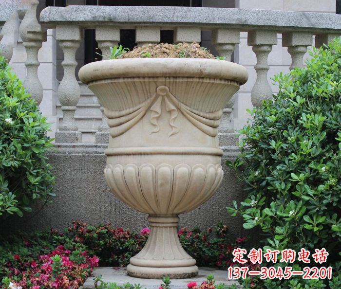 绵阳公园景观欧式花盆石雕