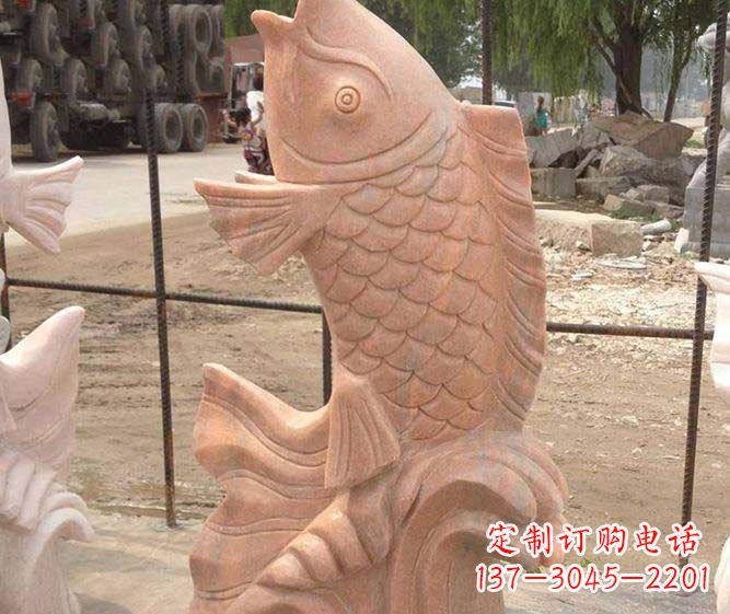 绵阳红石喷泉雕塑,点亮公园景观
