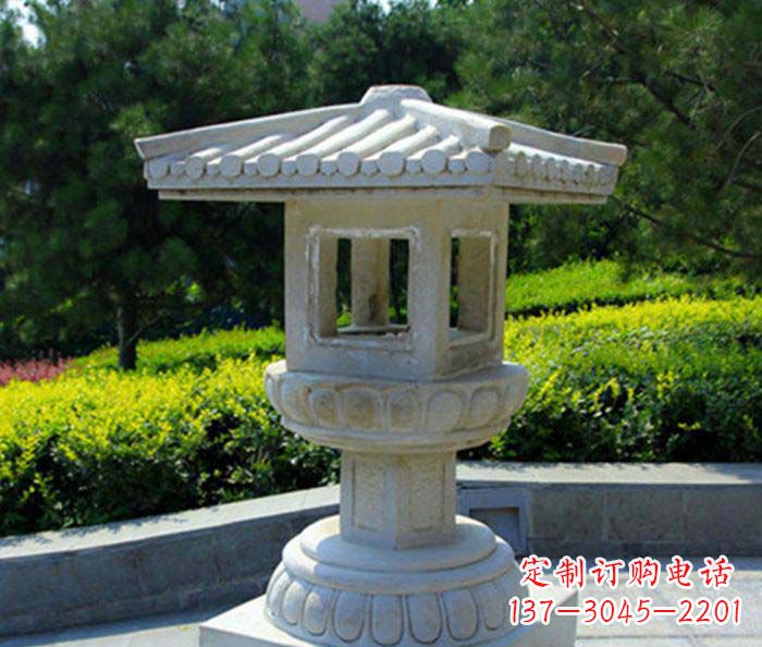 绵阳公园景观小型石灯雕塑