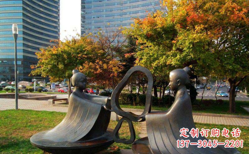 绵阳传承传统文化,精心打造精美孔融雕塑