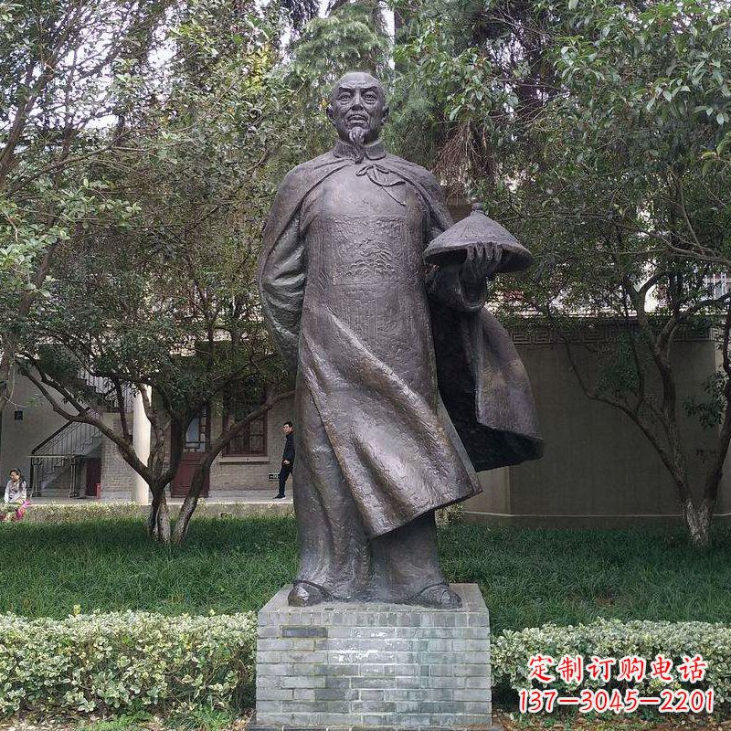 绵阳传承晚清民族英雄林则徐精铸雕塑