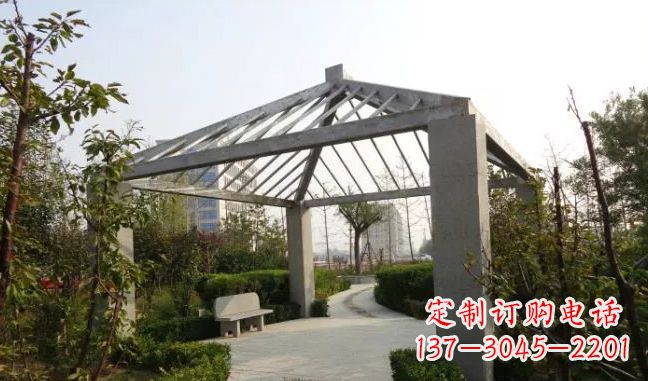 绵阳公园凉亭不锈钢雕塑