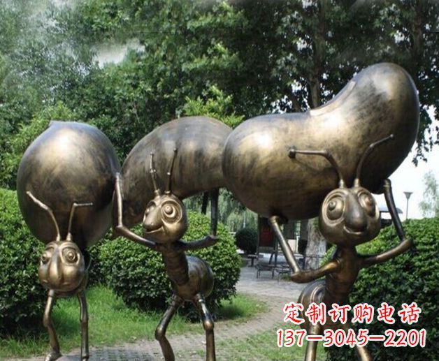 绵阳雕刻精灵——蚂蚁铜雕