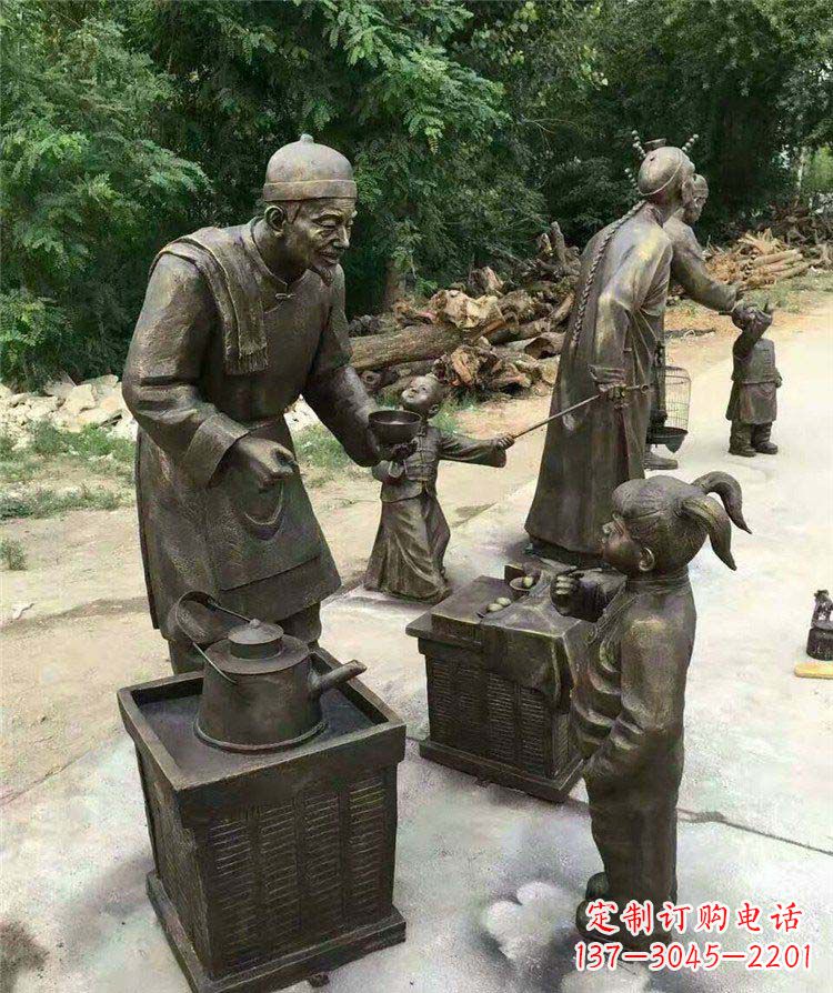 绵阳精美可爱的小女孩铜雕