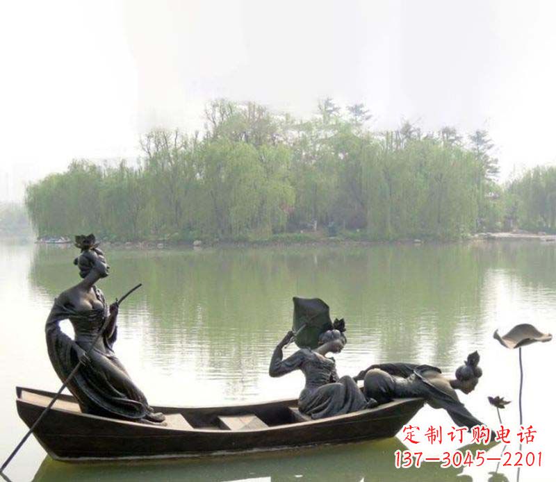 绵阳百年静静秀—美女铜雕