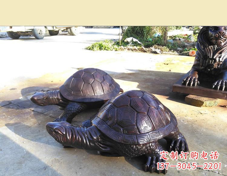 绵阳温情乌龟铜雕