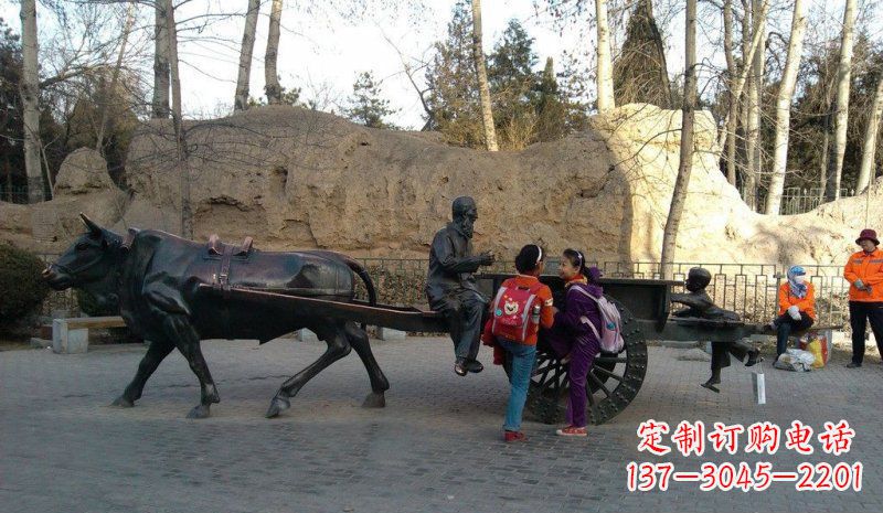 绵阳传承历史,记录岁月——领雕塑定制小孩雕塑