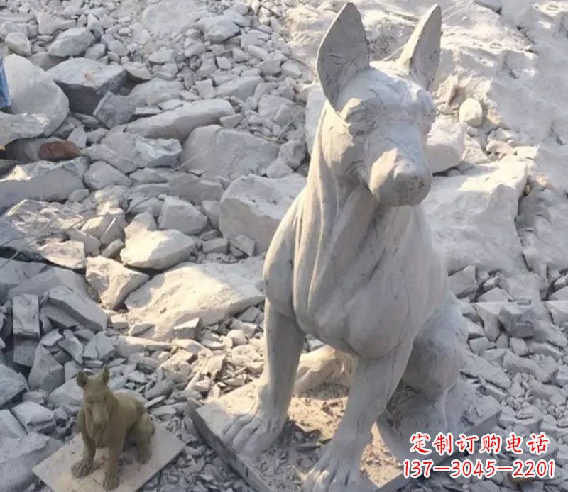 绵阳精美工艺十二生肖狗石雕