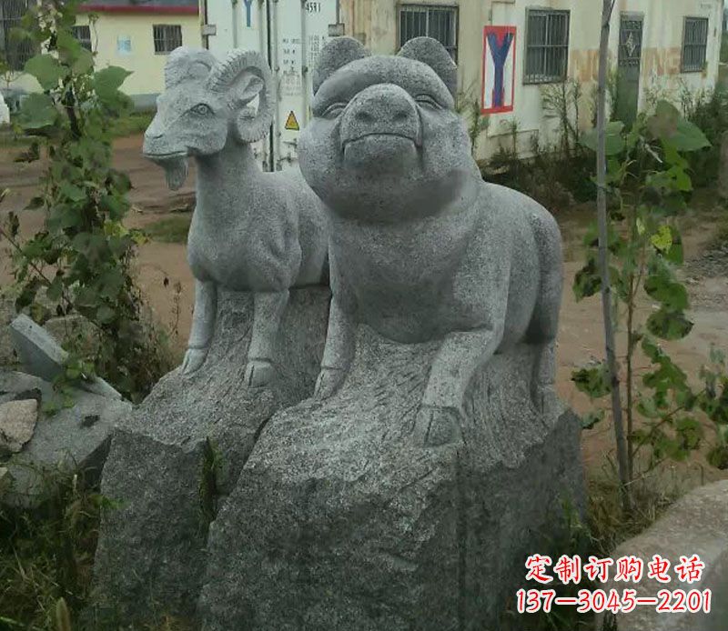 绵阳优质动物猪石雕