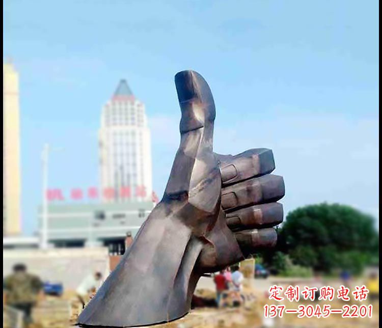 绵阳高端精美大拇指铜雕