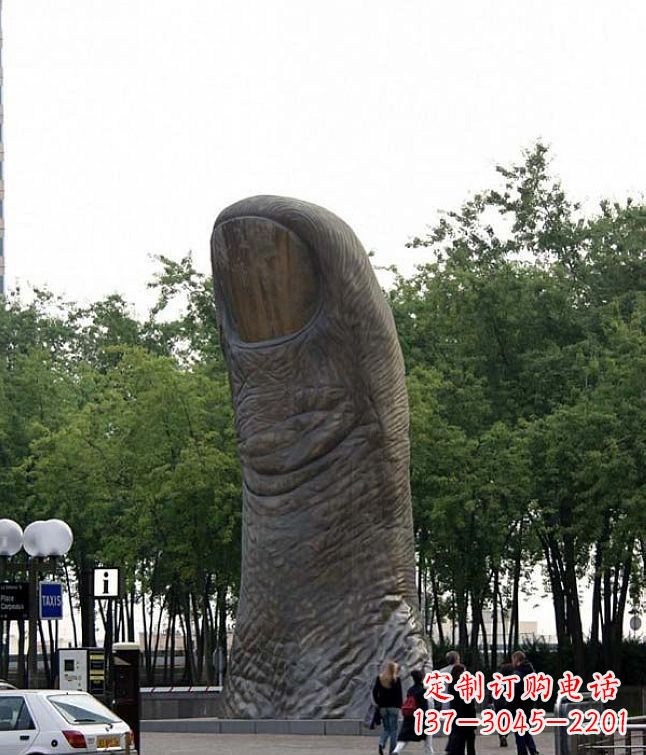 绵阳中领雕塑大拇指铜雕竖立景观