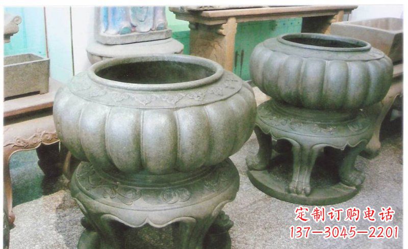 绵阳公园水缸景观铜雕