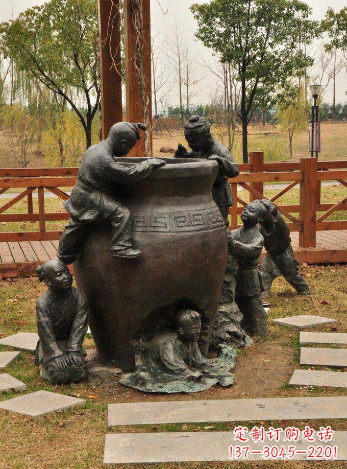 绵阳司马光砸缸铜雕定制