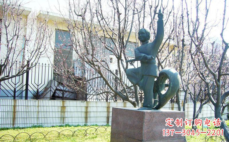 绵阳精致细腻的老人铜雕