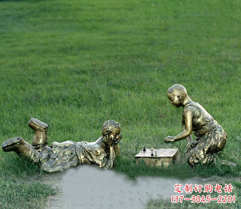 绵阳优雅精致的儿童铜雕