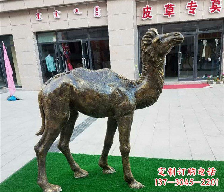 绵阳精美铜雕骆驼雕塑