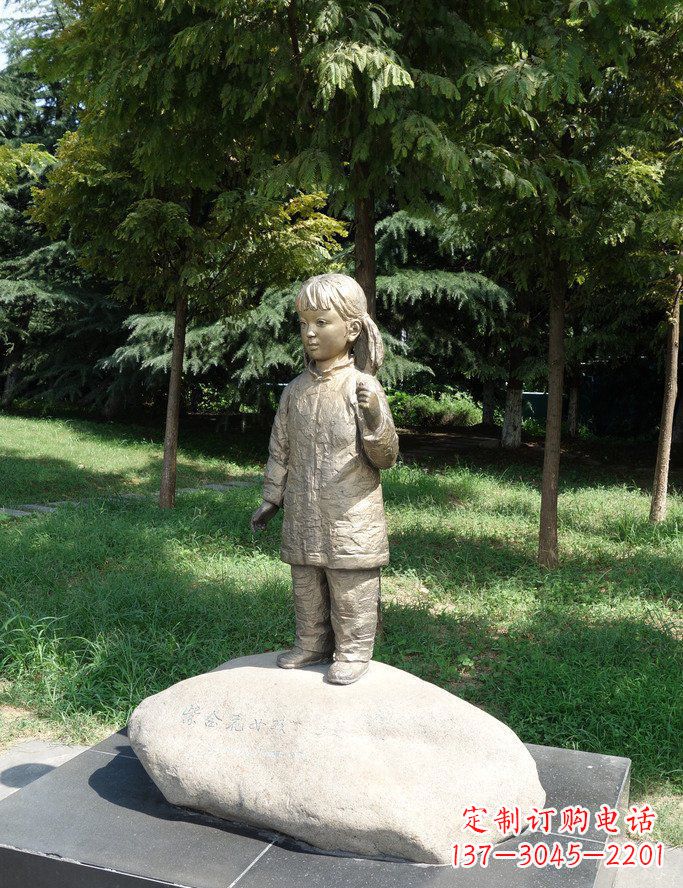 绵阳产品名称梦想小女孩铜雕