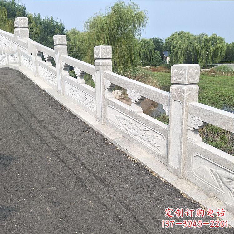 绵阳独特的大理石栏杆护栏雕塑,让公园更加精致