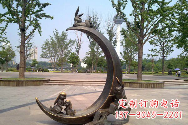 绵阳典雅月亮铜雕
