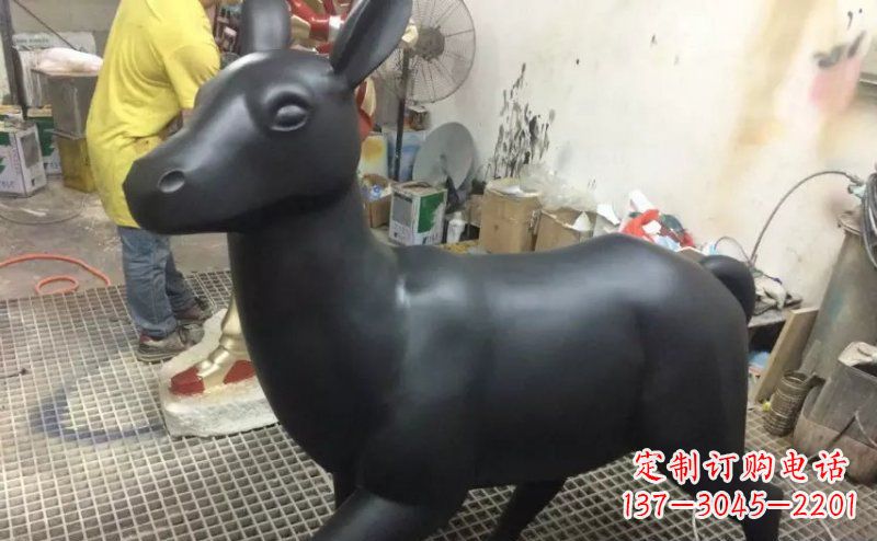 绵阳公园铸铜小鹿动物铜雕