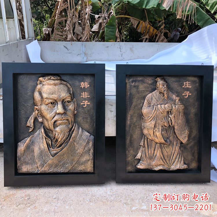 绵阳中领雕塑专业的古代历史名人头像雕塑定制