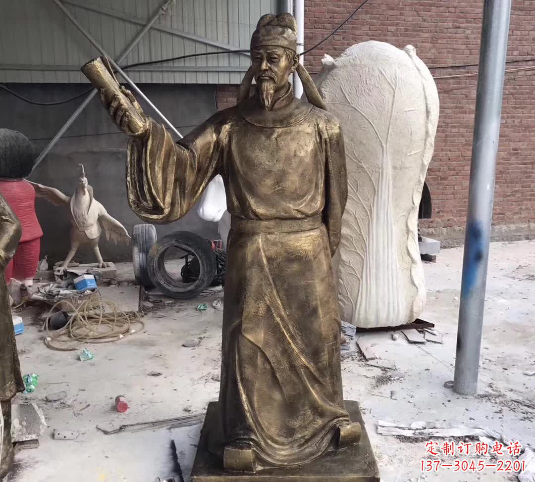 绵阳龙韵铜雕——歌颂古代大文豪李白