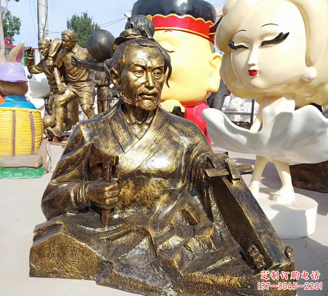 绵阳精美绝伦的鲁班铜雕,带您领略古典艺术美学