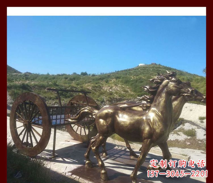 绵阳马车铜雕精美绝伦的古典魅力
