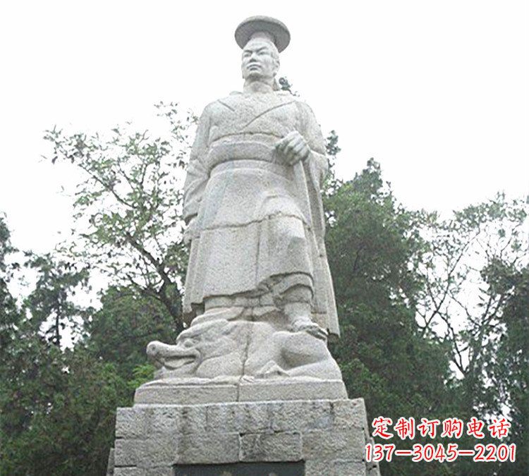 绵阳古代名人大禹石雕