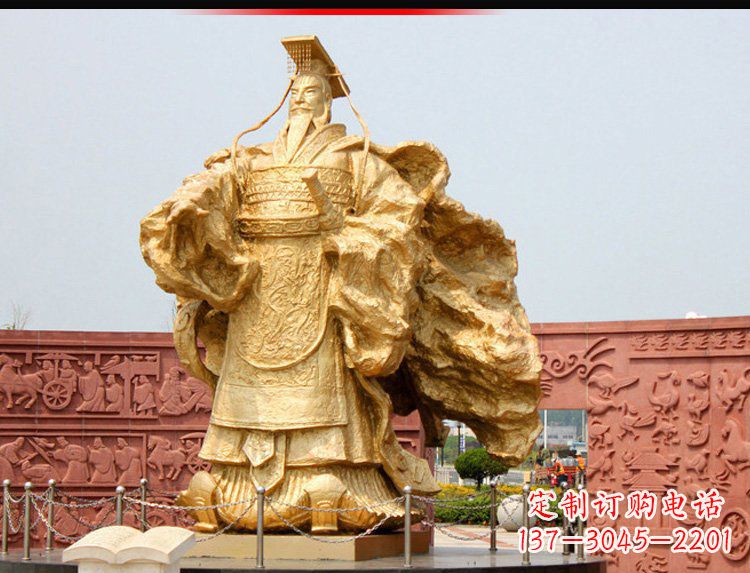 绵阳汉武帝铜雕,精致绝伦,彰显大汉尊贵