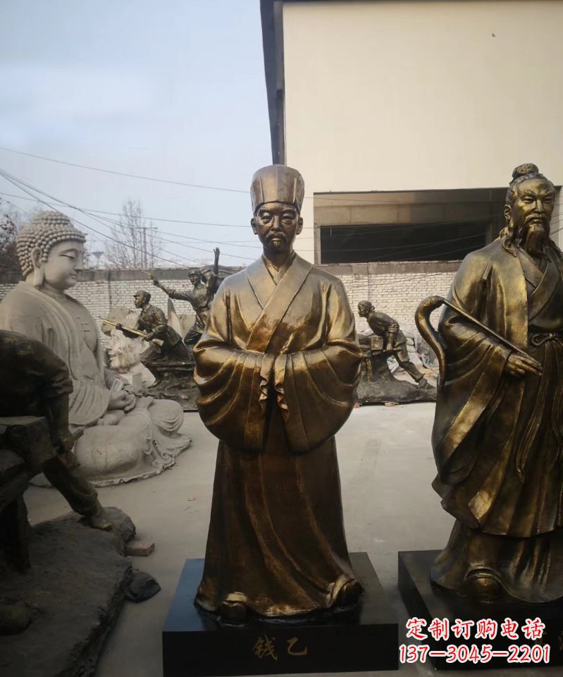 绵阳古代名人精美铜雕