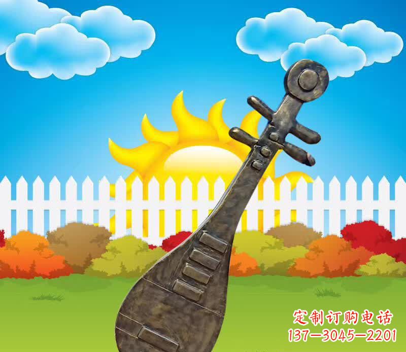 绵阳精美古典琵琶雕塑