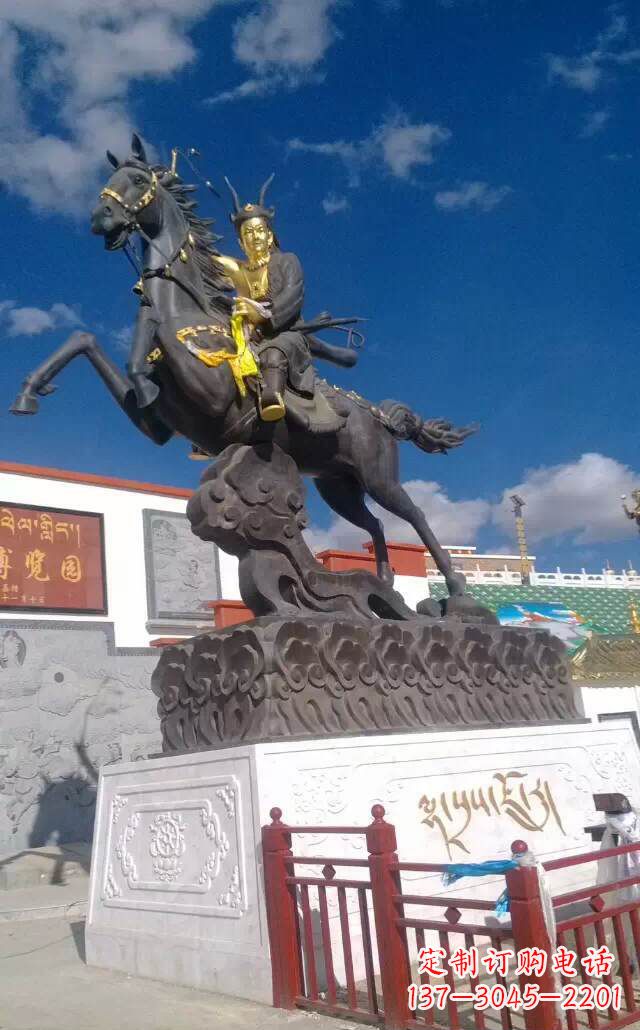 绵阳古典骑马人物雕塑