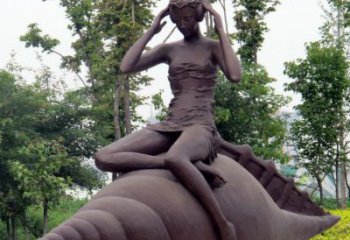 绵阳海螺姑娘铜雕——让美丽长存记忆