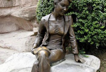 绵阳中领雕塑精美 静谧 的女人铜雕