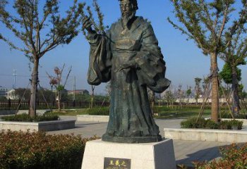 绵阳精美大师级铜雕——王羲之雕像