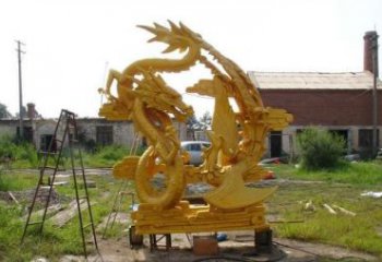 绵阳产品名称“象征吉祥，唤醒美好——中领雕塑铜雕龙凤呈祥”