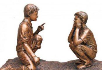绵阳专业定制小品铜雕-尊贵的雕塑男孩