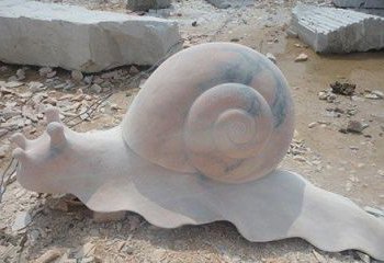 绵阳真实大小的蜗牛石雕