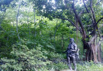 绵阳铜雕西方女人人物雕塑