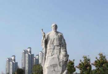 绵阳具有历史意义的画家齐白石汉白玉雕像