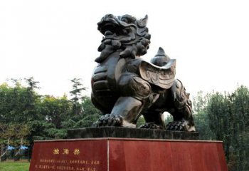绵阳独角兽雕塑，释放公正之美