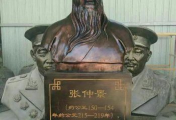 绵阳医道神匠张仲景铜雕