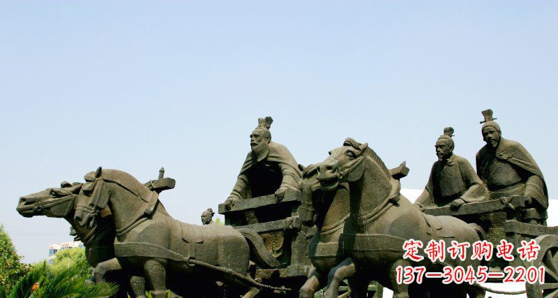 绵阳中领雕塑--尊贵马车雕塑