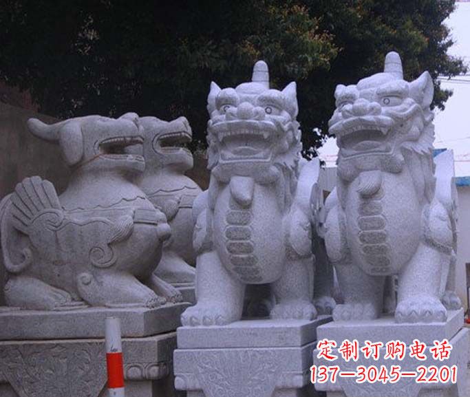 绵阳古典独角兽石雕