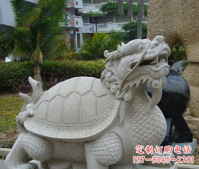 绵阳中领雕塑:古典神兽龙龟石雕精神的传承