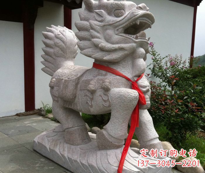 绵阳古典神麒麟石雕,令人叹为观止的精美艺术