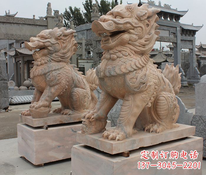 绵阳尊贵的古典麒麟雕塑